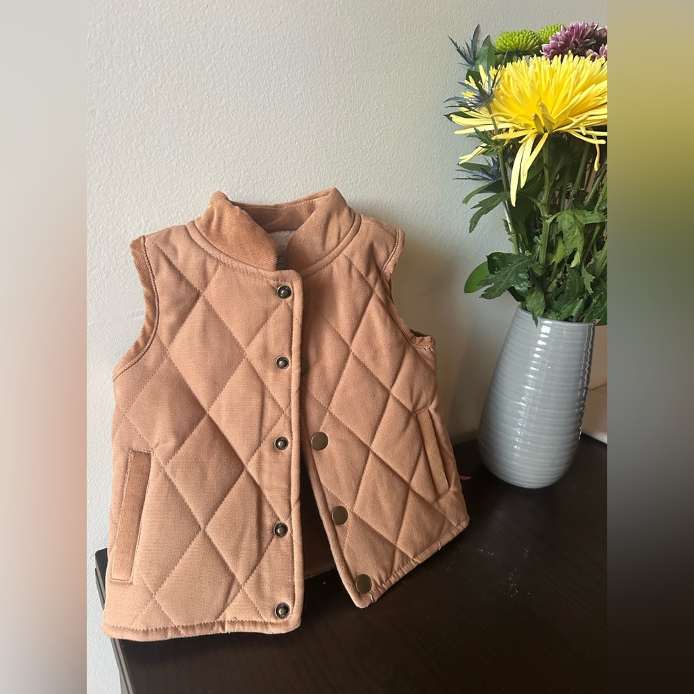 Tommy Bahama Baby Vest - Quilted with Corduroy trim